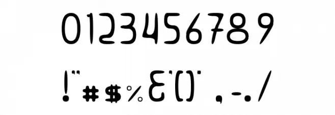 Woomble_002 Font OTHER CHARS