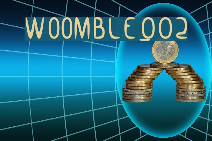 Woomble_002 Font examples