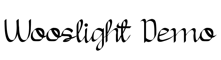 Wooslight Demo  免费字体下载