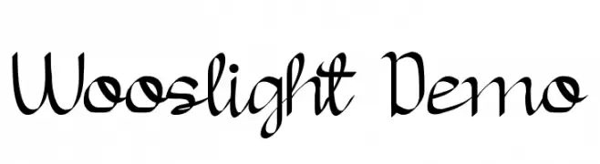 Wooslight Demo  Скачать бесплатные шрифты