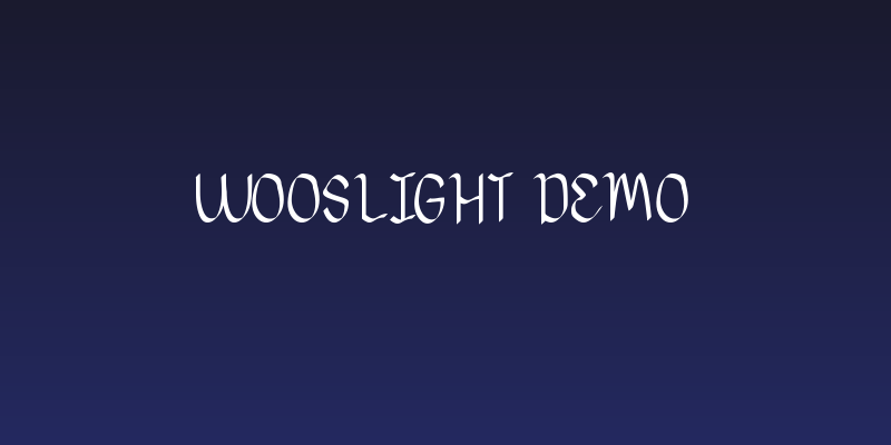 Wooslight Demo Social Header