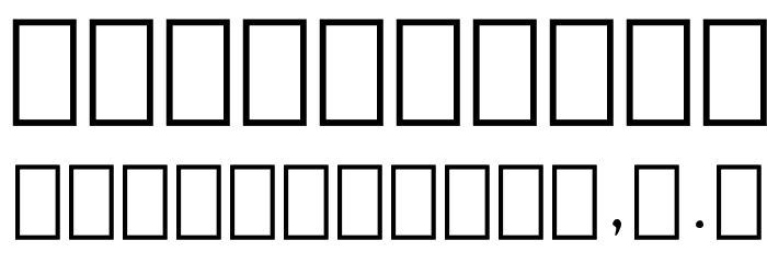 Woozy Wobble Demo Font OTHER CHARS