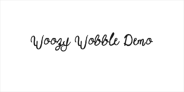 Woozy Wobble Demo Logo