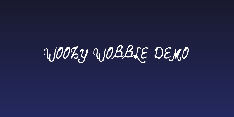 Woozy Wobble Demo Social Header