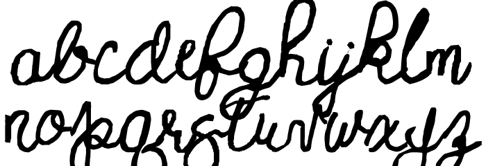 Woozy Wobble Demo Font LOWERCASE