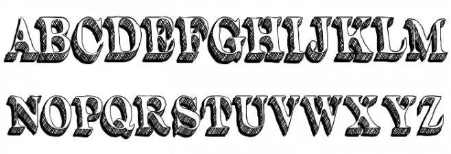 Word-Stuff フォント 大文字