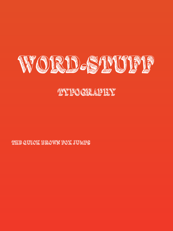 Word-Stuff Poster