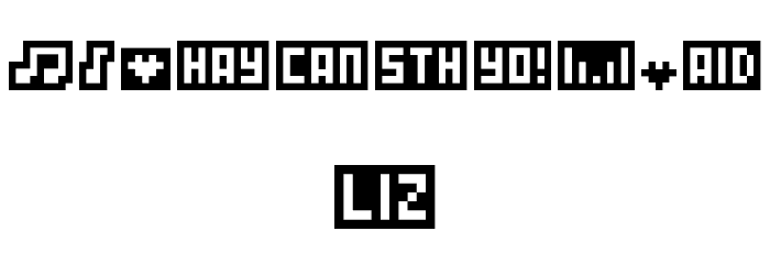 WordBits Font OTHER CHARS