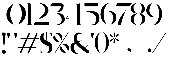 Wordan Font OTHER CHARS