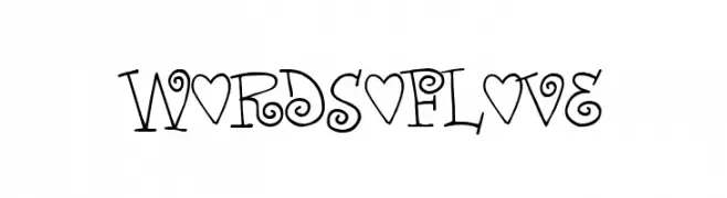 Words of love  Descarca Fonturi Gratis