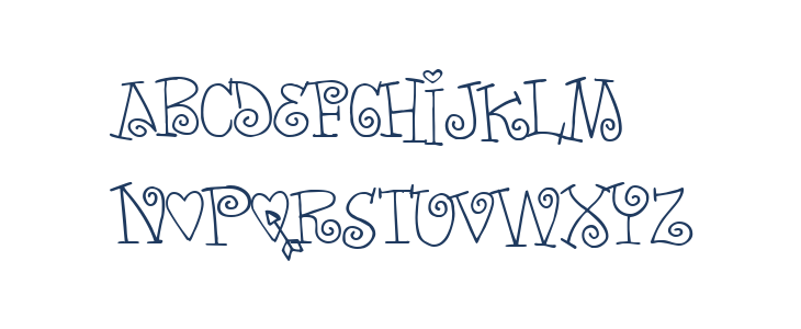Words of love Lowercase
