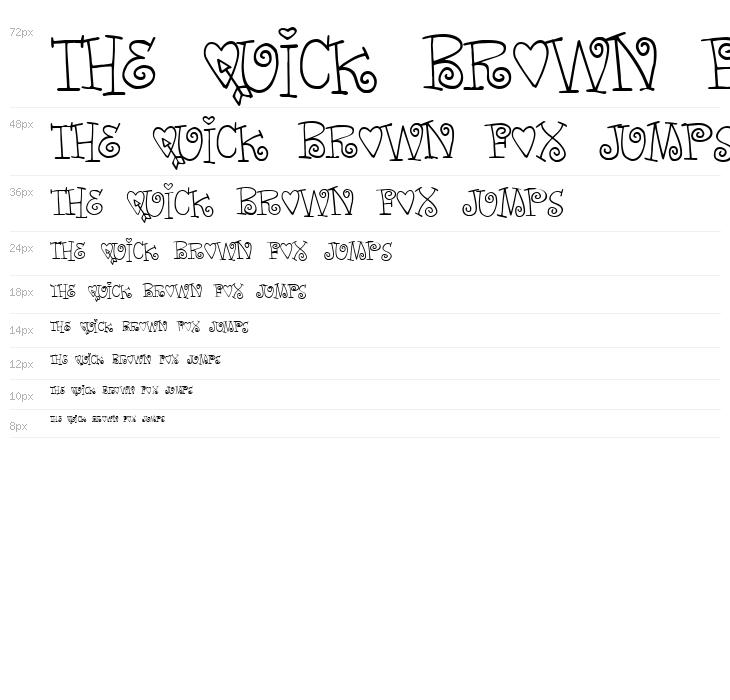 Words of love Waterfall