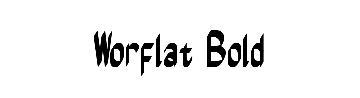 Worflat Bold  Frei Schriftart Herunterladen