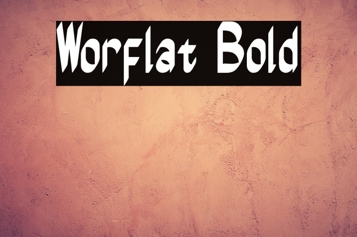Worflat Bold Example 3