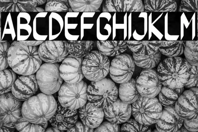 Worflat-Bold Font examples