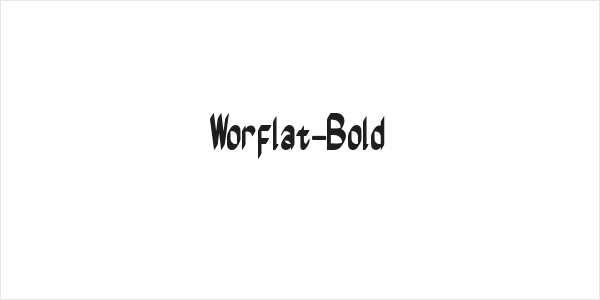 Worflat-Bold Logo