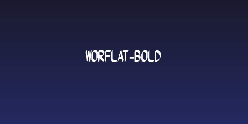 Worflat-Bold Social Header