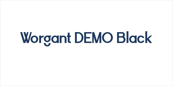Worgant DEMO Black Logo