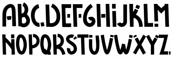 Work Krow Schriftart Groß