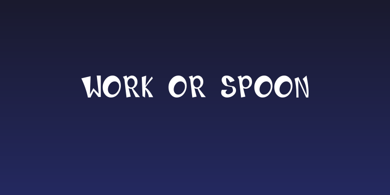 Work Or Spoon Social Header