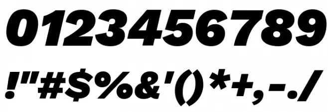 Work Sans Black Italic Font OTHER CHARS