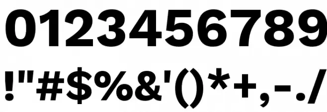 Work Sans Bold Font OTHER CHARS