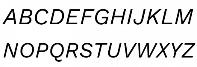 Work Sans Italic Fuentes MAYÚSCULAS