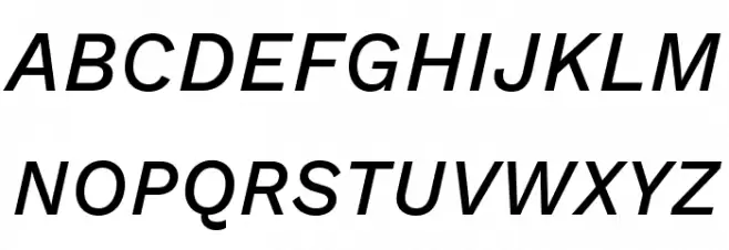 Work Sans Medium Italic Fonte MAIÚSCULAS