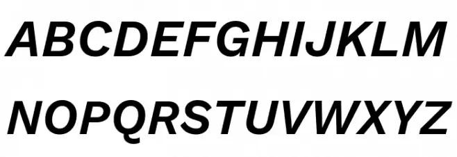 Work Sans SemiBold Italic Шрифта ВЕРХНИЙ