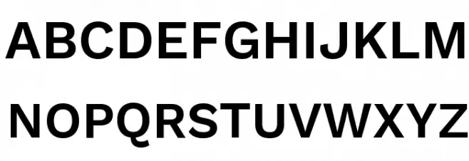Work Sans SemiBold Font Litere mari