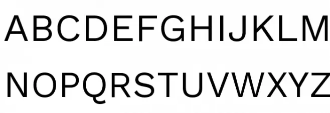 Work Sans フォント 大文字