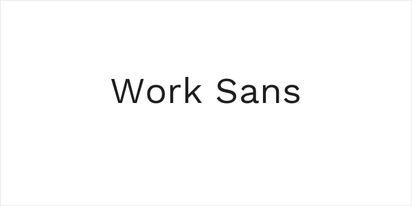 Work Sans Logo