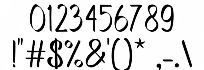WorkColleagueRegular フォント その他の文字