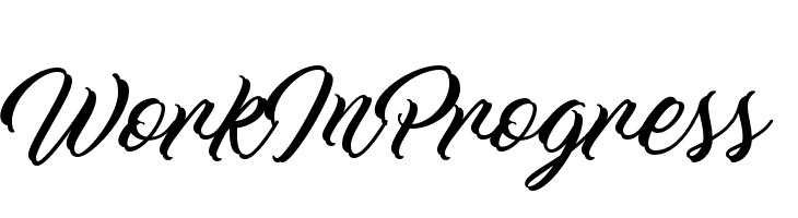 WorkInProgress  フリーフォントのダウンロード
