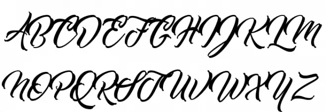WorkInProgress Font Litere mari