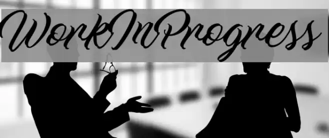 WorkInProgress Font examples