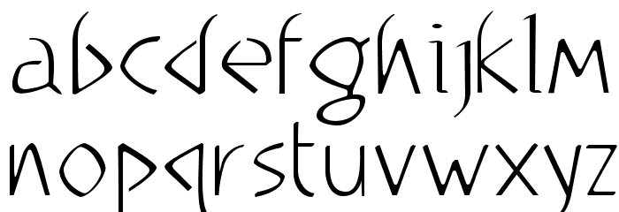 WorkShop-Light Font LOWERCASE