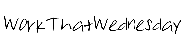 WorkThatWednesday  baixar fontes gratis