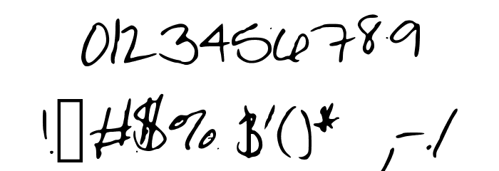 WorkThatWednesday Font OTHER CHARS