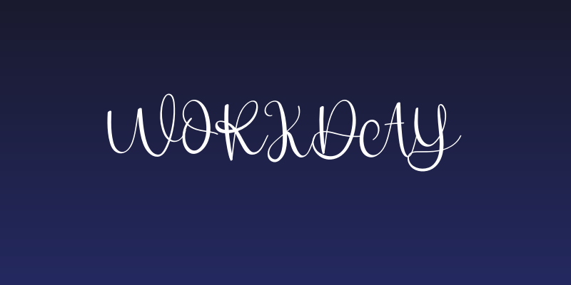 Workday Social Header