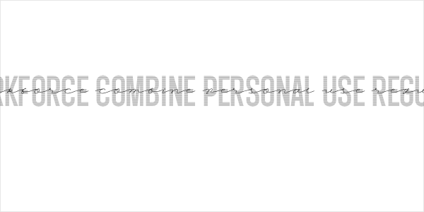Workforce Combine PERSONAL USE Regular Logo
