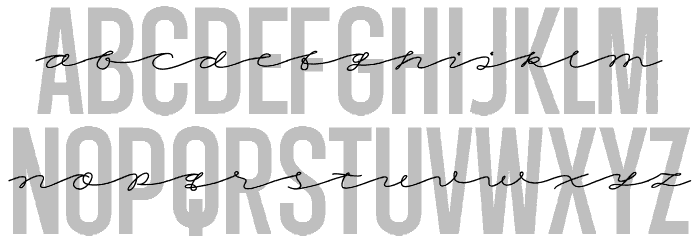 Workforce Combine PERSONAL USE Regular Font LOWERCASE