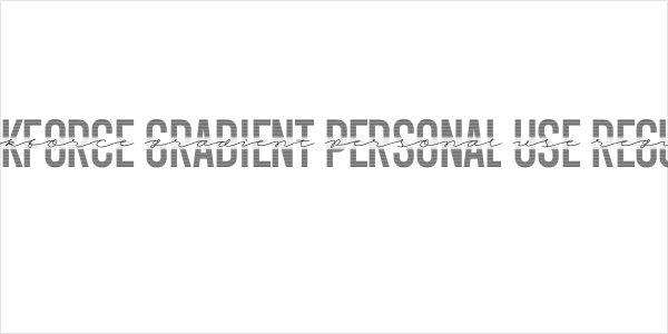 Workforce Gradient PERSONAL USE Regular Logo