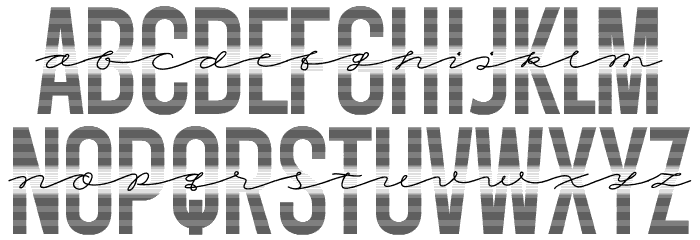 Workforce Gradient PERSONAL USE Regular Font LOWERCASE