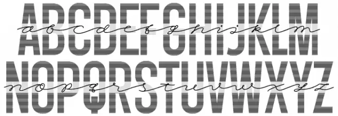 Workforce Scale PERSONAL USE Regular फ़ॉन्ट लोअरकेस