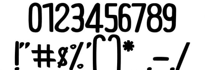 Working Together Font OTHER CHARS