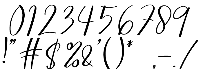 Workout Font OTHER CHARS