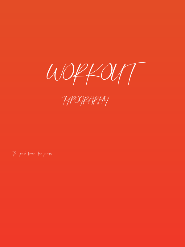 Workout Poster