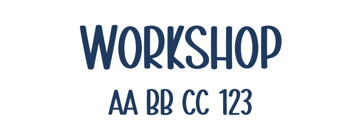 Workshop Font Preview