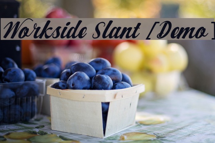 Workside Slant [Demo] Example 1